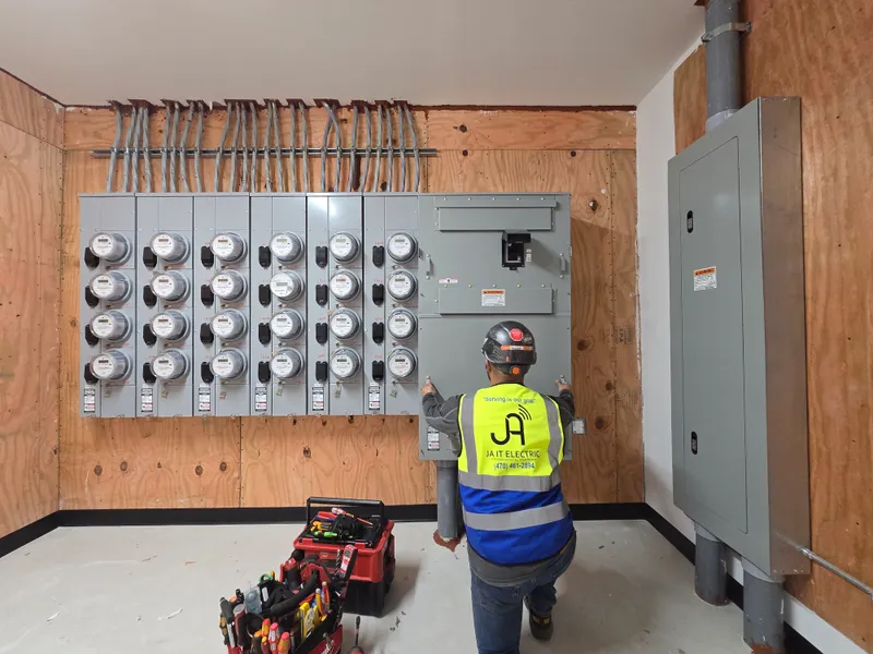 Chamblee multi-family — electrical rooms + parking garage — photo 7